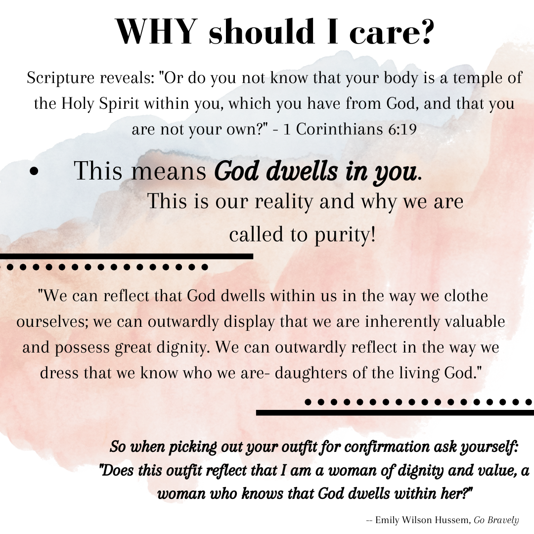 Confirmation Dress Code Good Shepherd Catholic Community